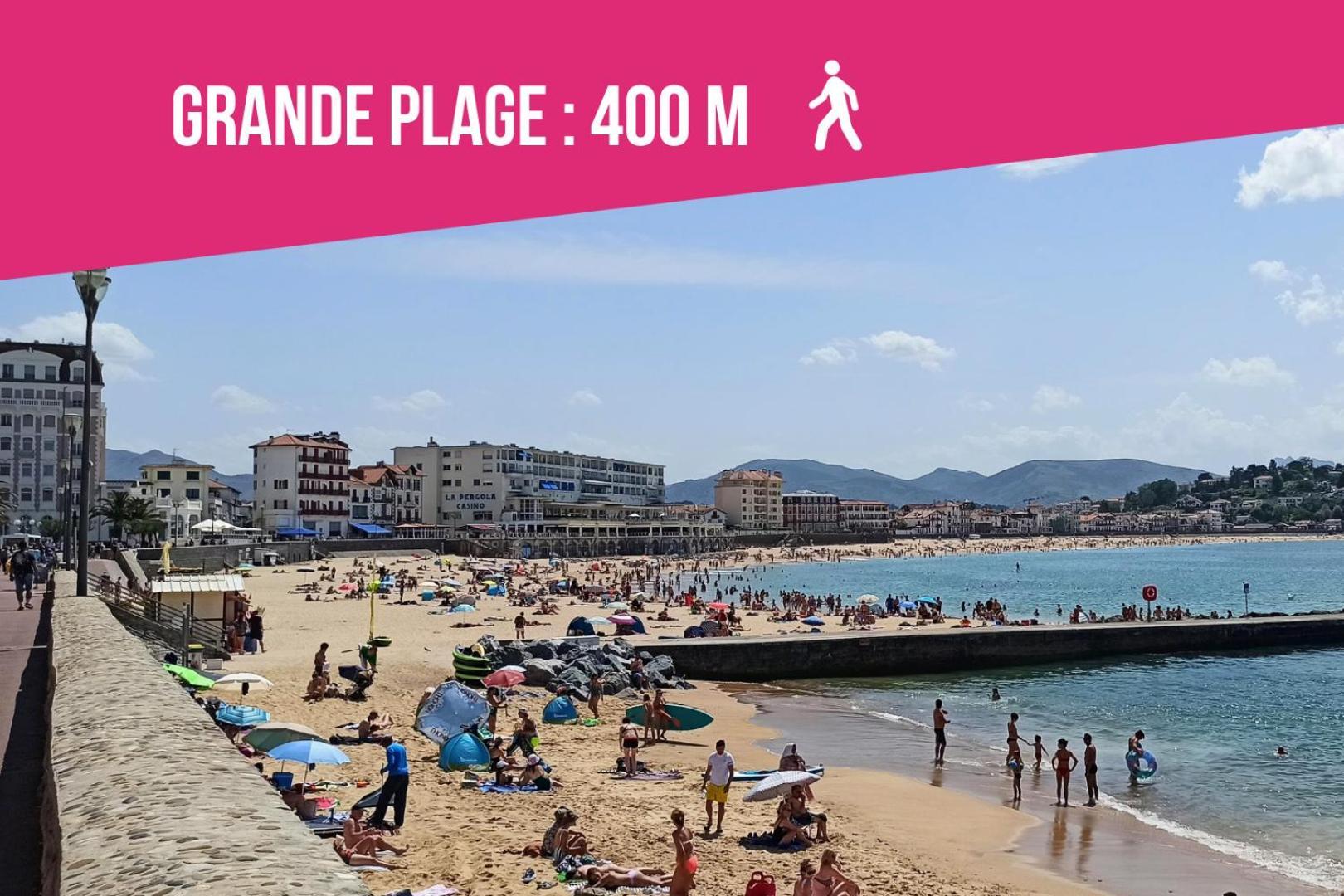 Ilbetea - Ideal Couple - Duplex Tout Confort - Plage A 400 M - Parking Saint-Jean-de-Luz Exterior foto